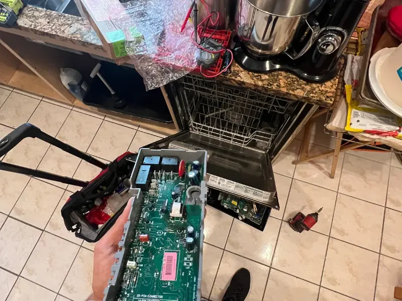 Bosh Dishwasher repair _ board assembly _ Oakland Park (1)