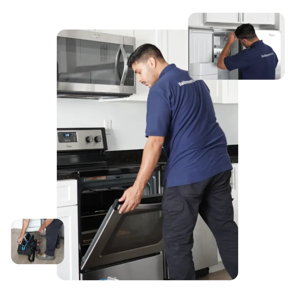 Blueb Services technician providing appliance repair in South Florida